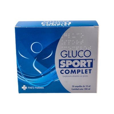 GLUCOSPORT COMPLET 20 AMP BEB