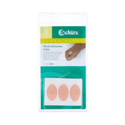 SCHURZ PARCHE EXTRASUAVE CALLOS REDONDOS T/P