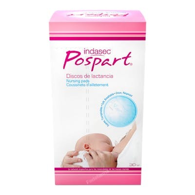 DISCOS INDASEC LACTANCIA ABSORB DESECH 30 UN