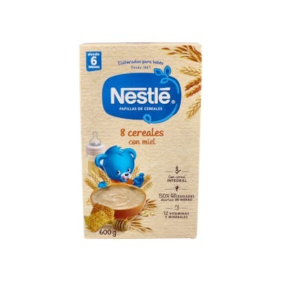 NESTLE 8 CEREALES MIEL BIFIDUS 600 G