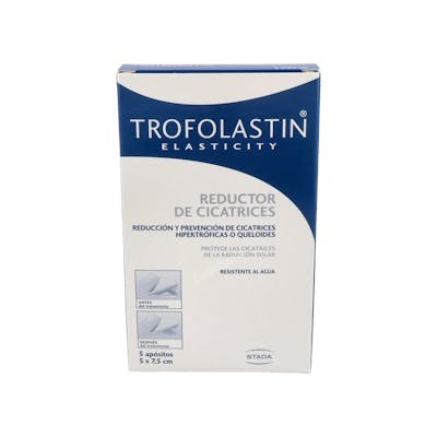 TROFOLASTIN REDUCTOR CICATRIZ 5X7,5 CM 5 UN