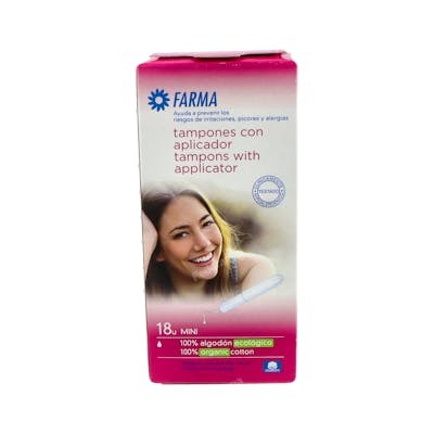 FARMACONFORT TAMPON ALGOD MINI 18 U