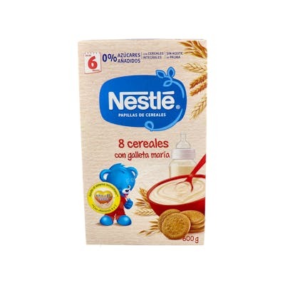 NESTLE 8 CEREALES GALLETA MARIA 600 G