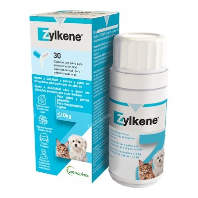 ZYLKENE GATO-PERRO 75 MG -10 KG 30 CAPS VET