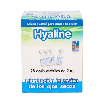 HYALINE SOL OFT ESTERIL 28 MON 2 ML