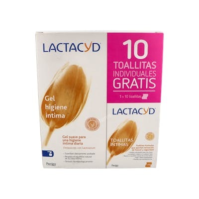 LACTACYD INTIMO SOL 400 ML+TOALLITA