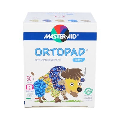 ORTOPAD PARCHE OCULAR NIÑO/BOYS REGULAR +4 A 50 UN