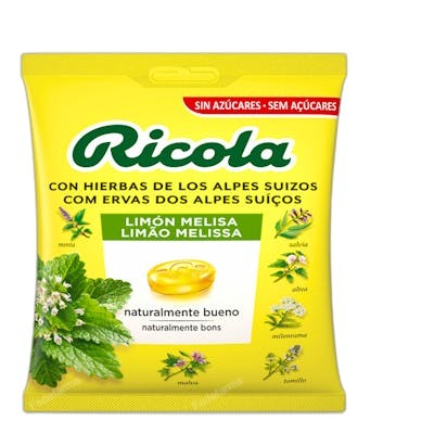 RICOLA CARAM BOLSA S/A LIMON MELISA 70 G