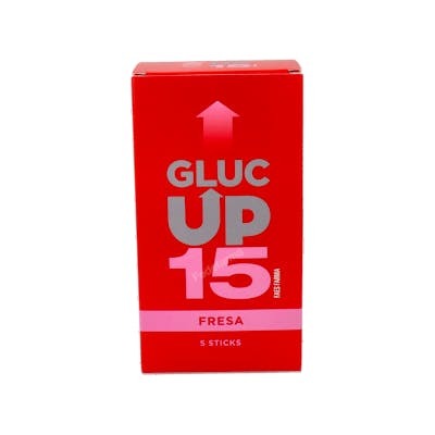 GLUC UP FRESA 15 G X 5 STICKS 30 ML