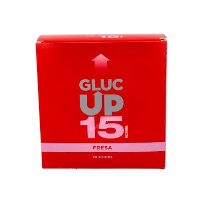 GLUC UP FRESA 15 G X10 STICKS 30 ML