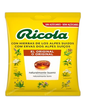 RICOLA CARAM BOLSA S/A HIERBAS STEVIA 70 G
