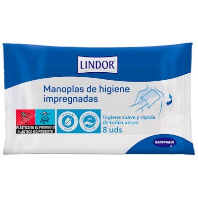 LINDOR MANOPLAS HIGIENE 8 U