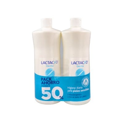 LACTACYD DERMA 1 L 1 L 2UNID AL 50% DTO