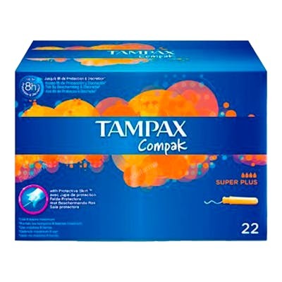 TAMPAX TAMPON COMPAK SUPERPLUS 18 U