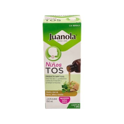 JUANOLA TOS JARABE NIÑOS 150 ML