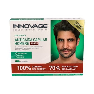 INNOVAGE CAPILAR HOMBRE DUPLO 30 CAPS