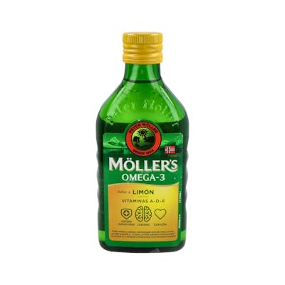 MOLLER'S ACEITE HIGADO BACALAO LIMON 250 ML