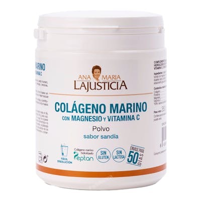 COLAGENO MARINO CON MAGNESIO+VITAMINA C SANDIA 350 GR