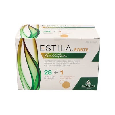 ESTILA FORTE 28 TOALLITAS + ALMOHADILLA
