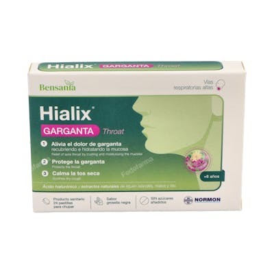 HIALIX 24 PASTILLAS PARA CHUPAR
