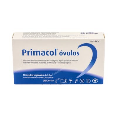 PRIMACOL 10 OVULOS VAGINALES