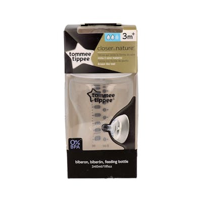 TOMMEE TIPPEE BIBERON CTN B/ANCHA SILI REDON FLU MED +3 M 34
