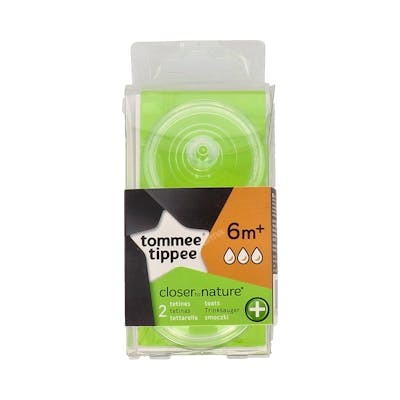 TOMMEE TIPPEE TETINA A-C B/ANCHA SILI REDON FLU RAPI +6 M 2