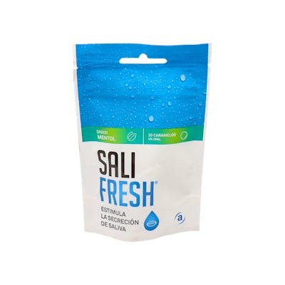 SALIFRESH 20 CARAMELOS SABOR MENTOL