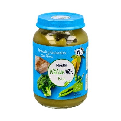 NESTLE NATURNES BIO BROCOLI GUISANTES PAVO 190 G
