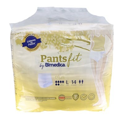 PAÑAL INCO ABS FIT PLUS PANTS T G 110-150 CM 14 UI