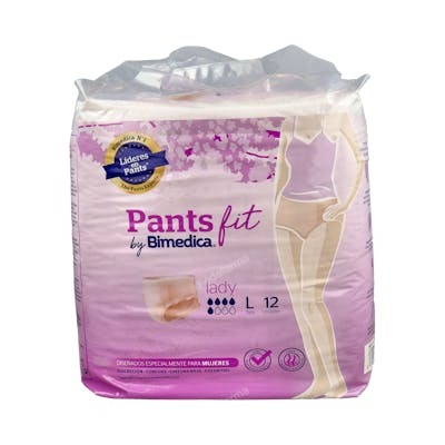 PAÑAL INCO ABS FIT LADY PANTS T G 110-150 CM 12 UI