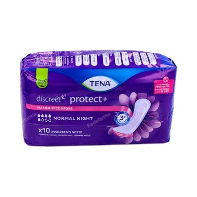 TENA LADY DISCREET NORMAL NOCHE/NIGHT 10 UN 3,5 GOT (760764)