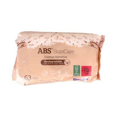 ABS SKINCARE TOALLITAS HUMEDAS ADULTO CORPORAL ALOE/CAMOMILA