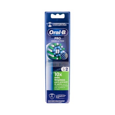ORAL-B RECAMBIO CEPILLO ELEC CROSS ACTION 2 UN