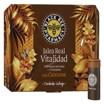 BLACK BEE JALEA REAL VITALIDAD 20 VIAL