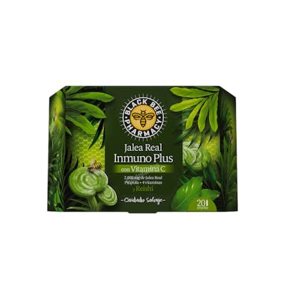 BLACK BEE JALEA REAL INMUNO + REISHI 20 VIAL