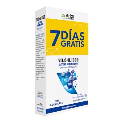 ARKOPHARMA VITAMINA C+D3 2X20 40 UN