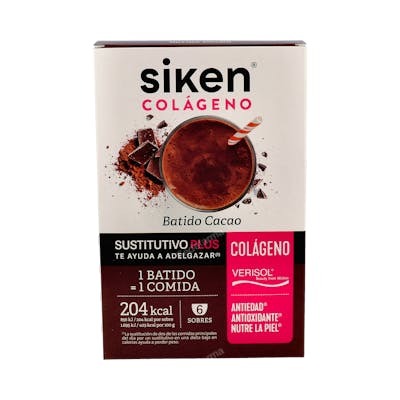 SIKEN SUSTI COLAGENO BATIDO CACAO 6 SOBRES