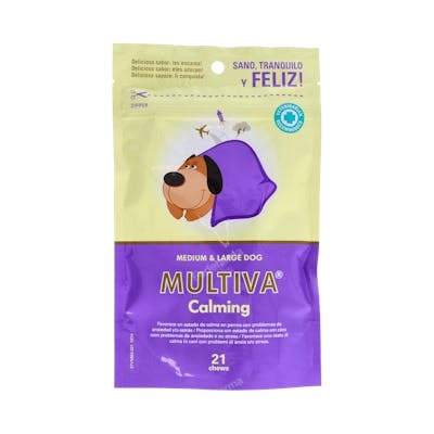 MULTIVA CALMING PERROS MEDIANOS Y GRANDES 25 CHEWS VET