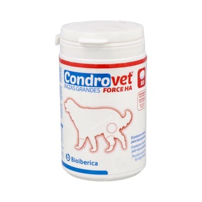BIOIBERICA VET CONDROVET FORCE HA PERROS GRANDES +25 KG 80 C