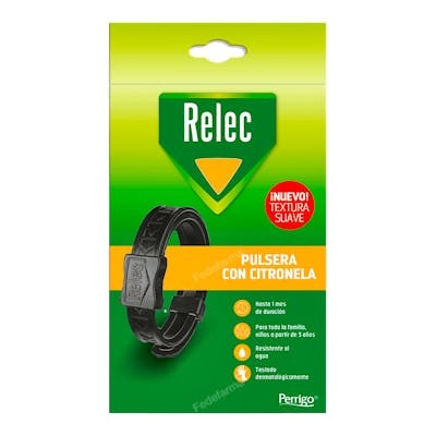 RELEC PULSERA MOSQ AD NEGRA 1 UN