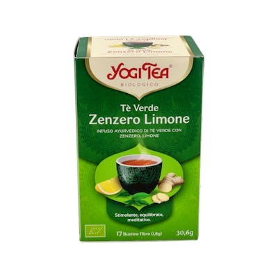 YOGI TEA TE VERDE JENGIBRE Y LIMON 17INFUSIONES