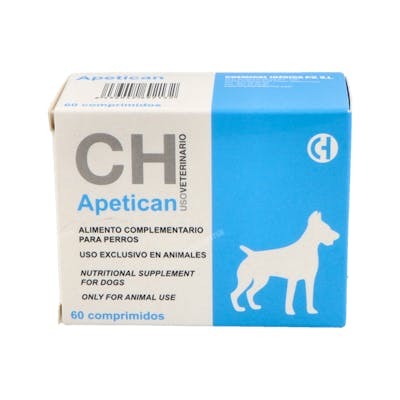 CHEMICAL IBERICA VET APETICAN 60 COMPRIMIDOS CHEMICAL IBERICA VET
