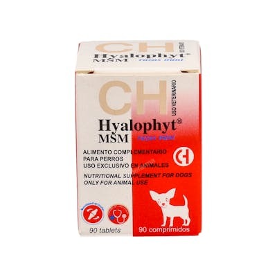 CHEMICAL IBERICA VET HYALOPHYT MSM RAZAS MINI 90 COMPRIMIDOS CHEMIC