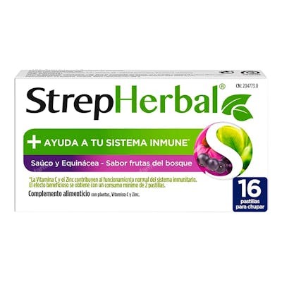 STREPHERBAL SAUCO Y EQUINACEA 16 PAST CHUPAR