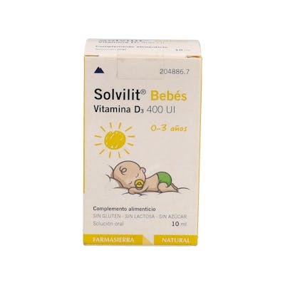 SOLVILIT BEBES VITAMINA D3 400UI FRASCO 10 ML