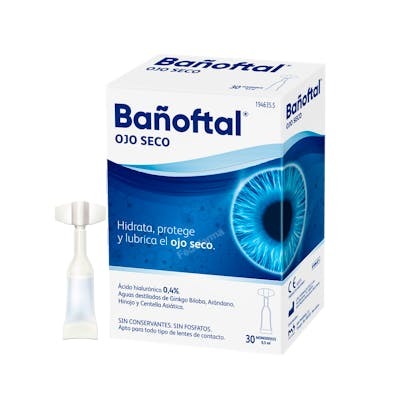 BAÑOFTAL OJO SECO 0,4% MONODOSIS 20 UN