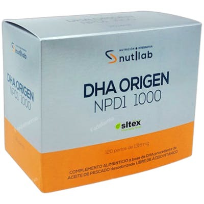NUTILAB DHA ORIGEN NDP1 1000 120 perlas.