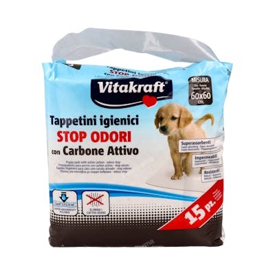EMPAPADOR DE CARBON ACTIVO 60X60 CM 15 UN VET