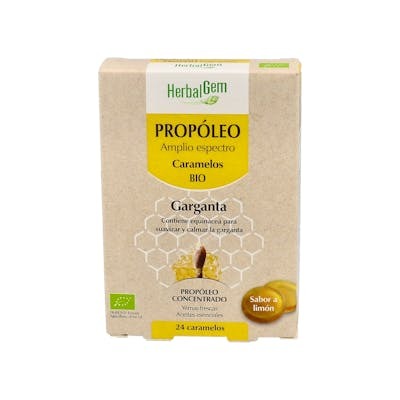 HERBALGEM PROPOLEO AMPLIO ESPECTRO BIO 24 CARAMELOS
